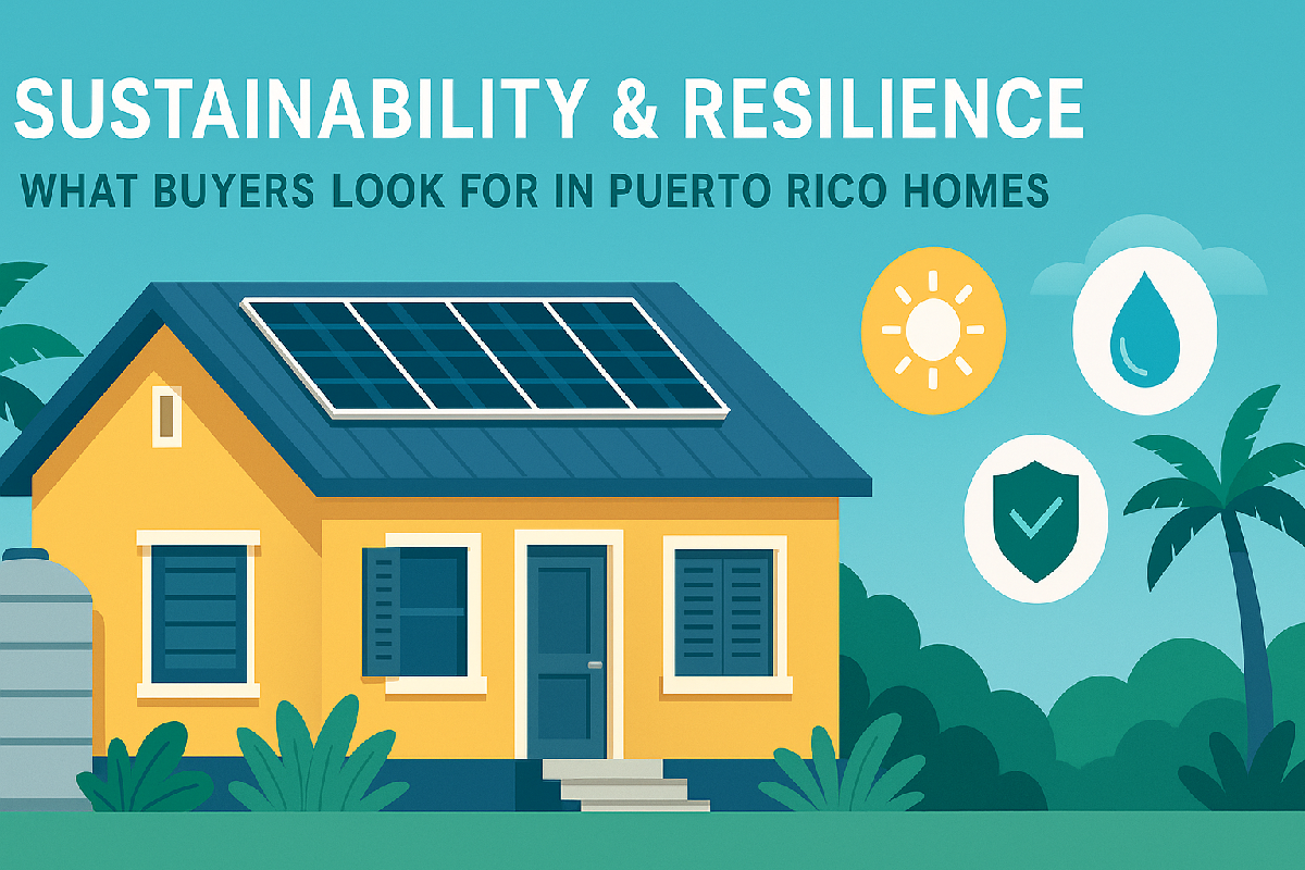 Sostenibilidad y Resiliencia: Lo que los Compradores Buscan en las Casas de Puerto Rico